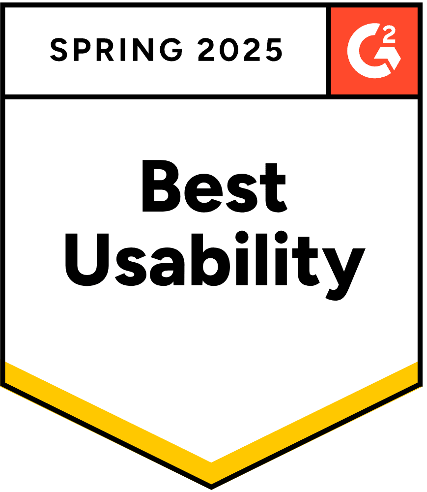 G2 Best Usability, Spring 2026