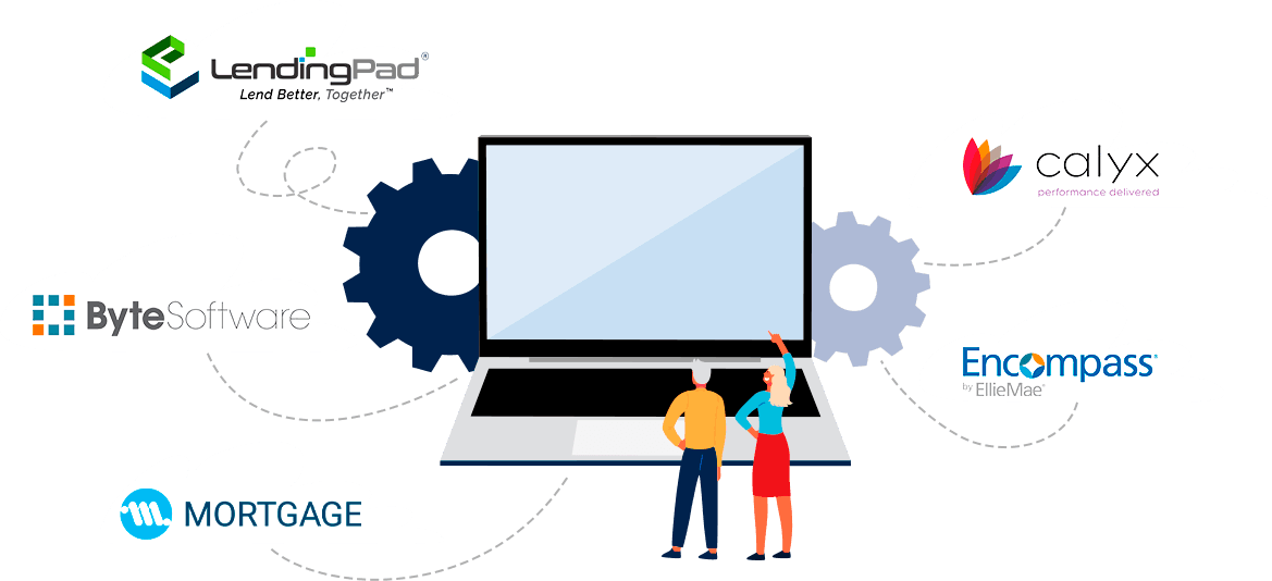 BNTouch connected to LendingPad, Byte Software, MeridianLink, Calyx and Encompass