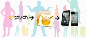 outlook bntouch contact sync