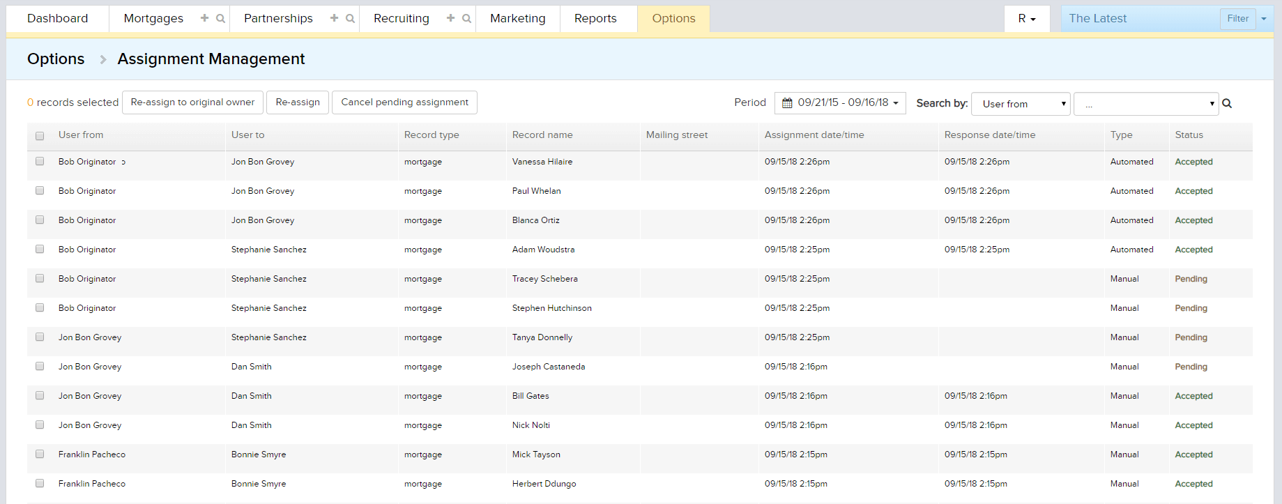 BNTouch Lead Assignment Manager