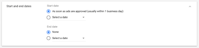 Youtube ad schedule