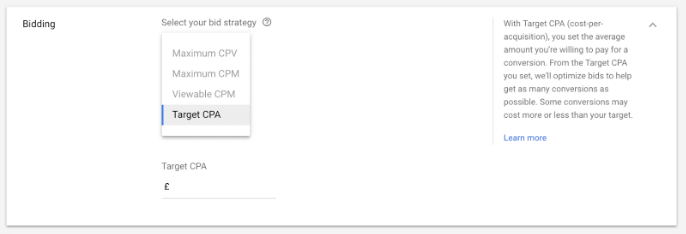 Target CPA
