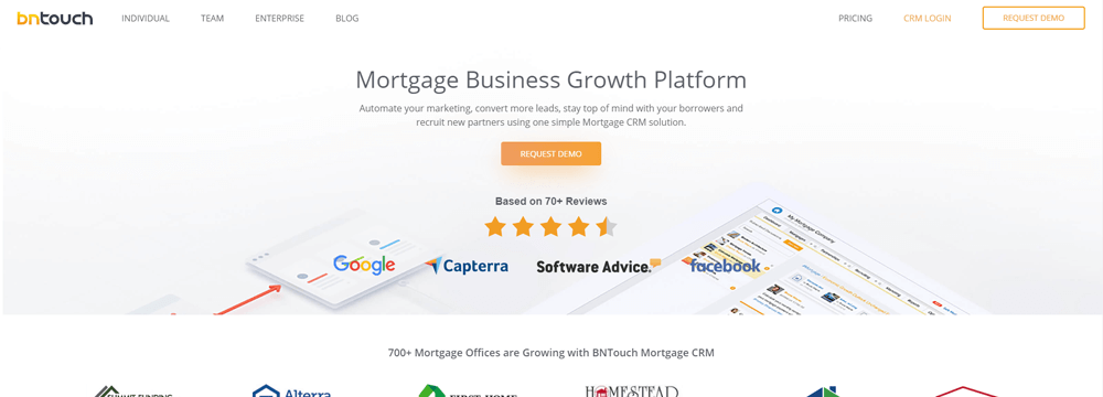 BNTouch Mortgage Retargeting Software