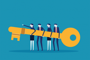 Mortgage Expertise being shown with mortgage brokers holding keys