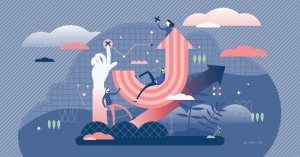 Mortgage Industry Trends showing marketing trends with abstract images