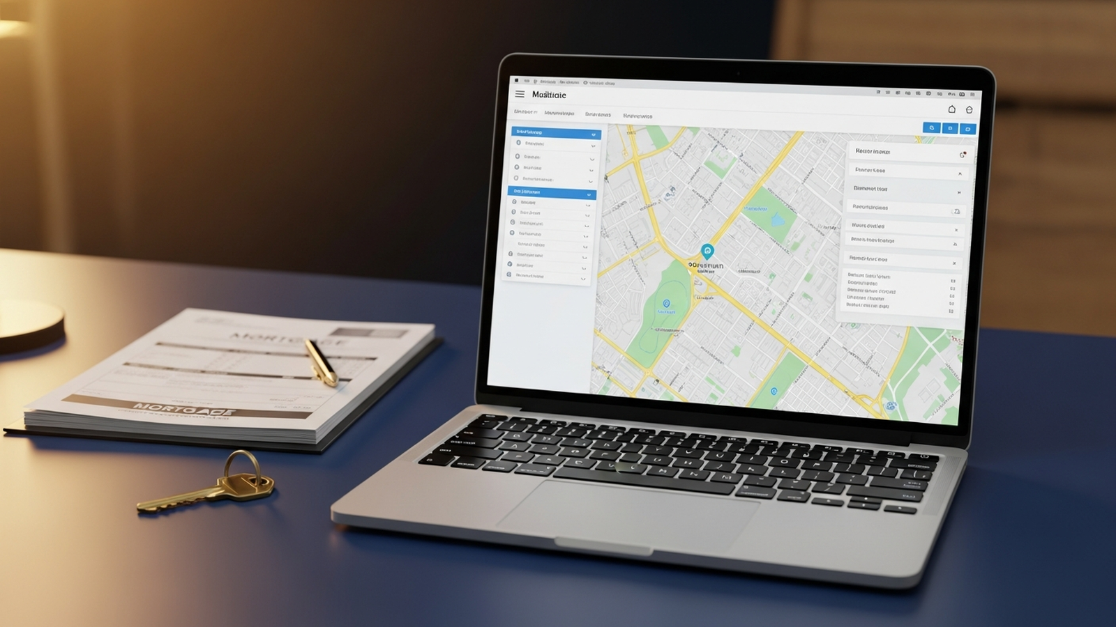 Local SEO map view for mortgage loan officer lead generation