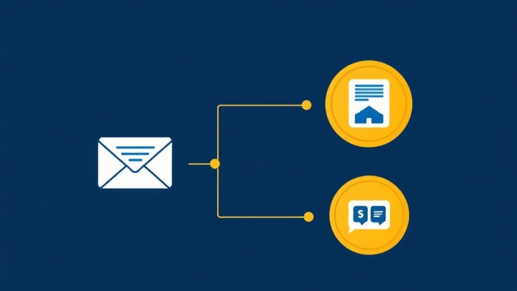 Mortgage marketing automation workflow with email and SMS
