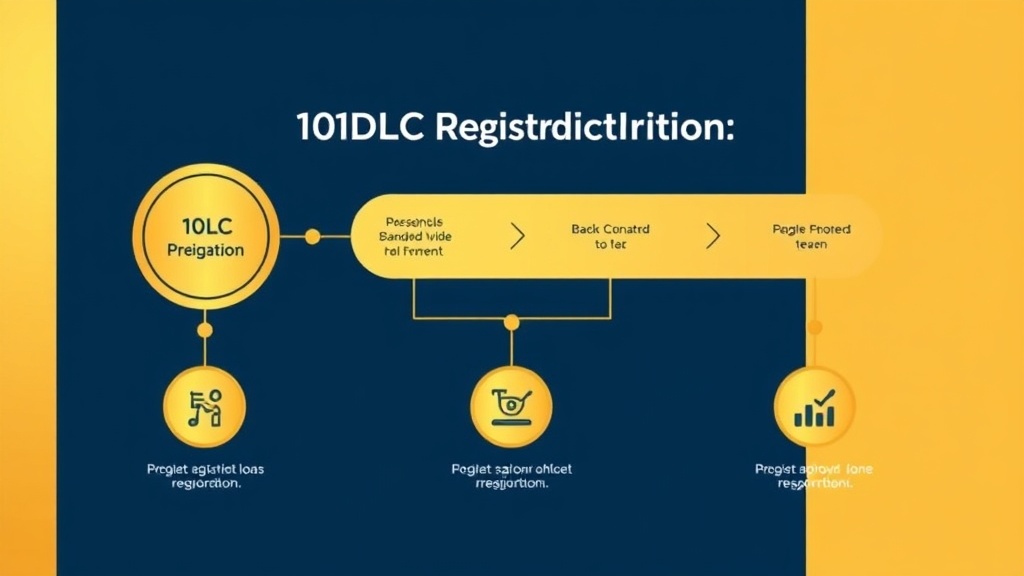 10DLC registration step by step process flowchart for loan officers