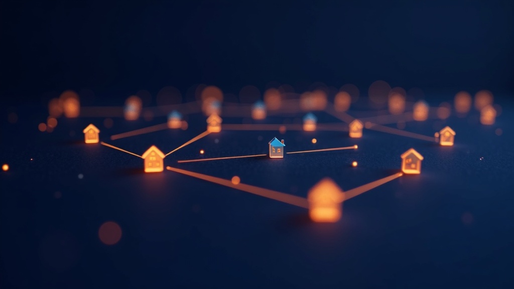Database monitoring workflow showing credit alert signals triggering loan officer outreach