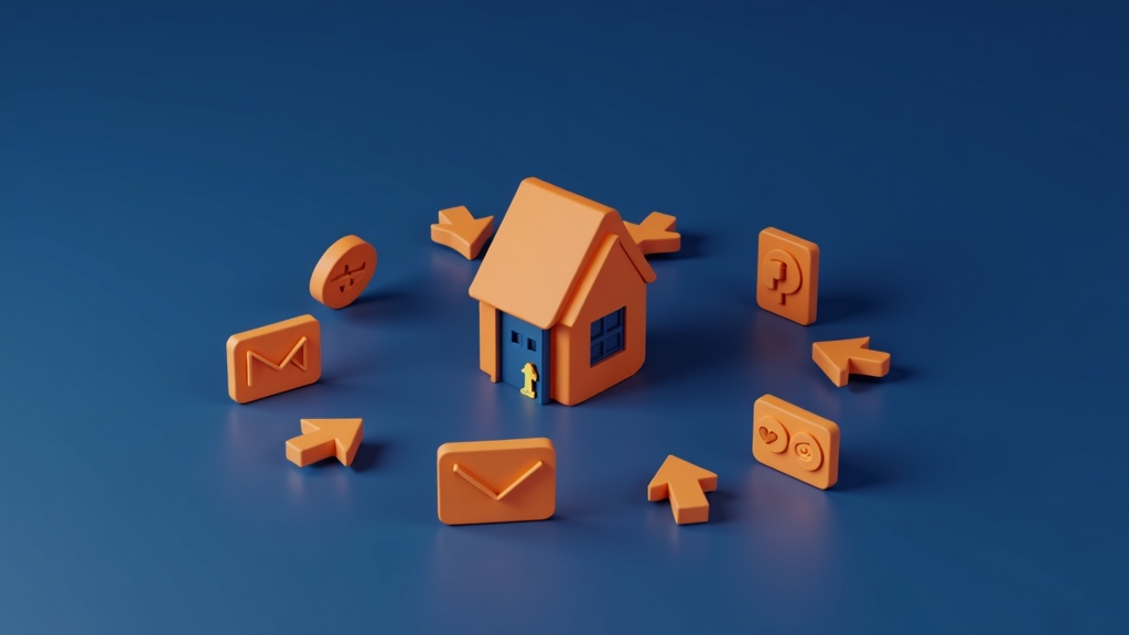 Illustration showing multiple channels competitors use to reach past mortgage clients
