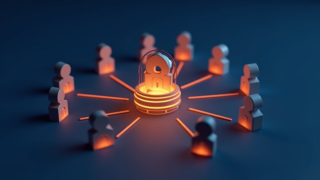 CRM database radiating connection lines to past clients being reactivated