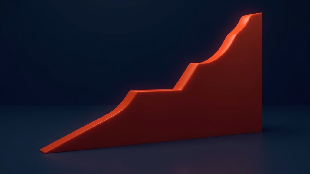 Graph showing cumulative cost comparison between lead buying and database mining over 12 months