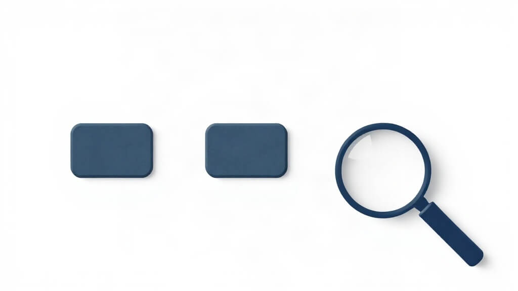 Text-free editorial illustration of a mortgage lead review measurement workflow